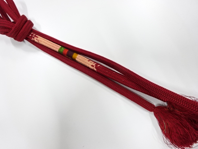 正絹　手組帯締め